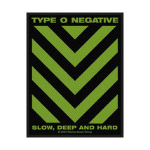 Type O Negative Slow Deep &amp; Hard 2022 Woven Sew On Patch Official Merchandise - £3.97 GBP