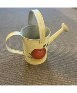 Rustic Metal Garden Watering Can Pitcher with Handle Apple Fruit Design - €14,02 EUR