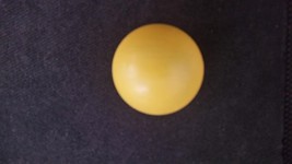 PALLINO (YELLOW) BALL-OFFICIAL SOLID WOOD TARGET BOCCE BALL- HAND MADE I... - £10.97 GBP