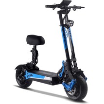 MotoTec Switchblade 60v 4000w Lithium Electric Scooter Blue - £2,032.00 GBP