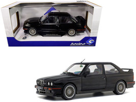 1990 BMW E30 Sport Evo Black 1/18 Diecast Car Solido - £64.73 GBP