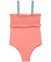 Penelope Mack Baby Girls Smocked One-Piece Swimsuit, Various Sizes - £15.69 GBP