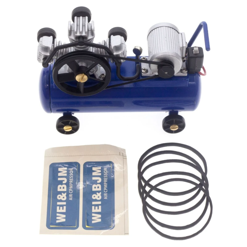 Simulated Mini Air Compressor Inflatable Pump Decor For WPL D12 MN 1/10 1/12 - £26.13 GBP