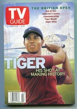 TV Guide-Tiger Woods-British Open-New York Metropolitan Edition-June 2001-VG - £12.96 GBP