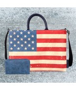 Montana West Waterproof USA Flag Laptop Sleeve Messenger Bag Computer Ba... - $484.01 MXN