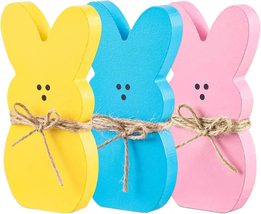 3Pcs Easter Decorations Bunny Tabletop Centerpieces-Indoor Easter Decora... - $25.99