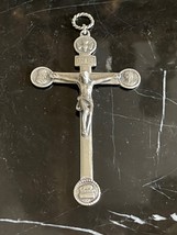 Parenti Sisters Sterling Silver Large Crucifix Cross Pendant - £469.35 GBP