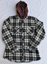 Empyre Girl&#39;s Cotton Flannel Shirt w/ Hood Size Large - £11.19 GBP