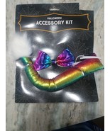 Halloween Accessory Kit Tail And Bow Rainbow - $318.73 MXN