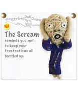 Kamibashi The Scream Painting The Original String Doll Gang Keychain Cli... - €14,33 EUR