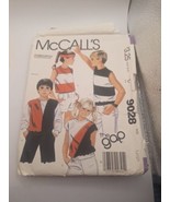 McCall&#39;s 9028  Child Pullover Top Sz Large -Only Stretch Knits- Cut &amp; Co... - $8.10