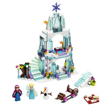 New Frozen Ice Palace Building Block Set Elsa Anna Olaf Mini Figures by JieGo - £28.19 GBP