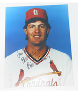 Bob Tewksbury St. Louis Cardinals 1992 Signed Color Photo Vintage - £11.69 GBP