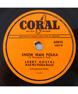 Jerry Dostal  - Snow Man Polka / Old Timer&#39;s Laendler 1952 78 rpm Record... - £15.27 GBP