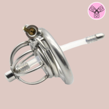 Full Submission With Urethral Insert Metal Chastity Device - $40.51