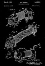1958 - Slinky Toy Vehicle - H. H. Malsed - Patent Art Poster - £8.01 GBP