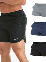 Men&#39;s Plus Size Quick-Dry Shorts with Pockets - $22.49