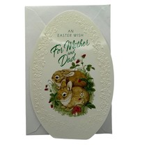 Vintage American Greetings Easter Card For Mother &amp; Dad With Envelope - £4.43 GBP