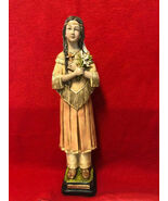 Saint Kateri Tekakwitha Statue 16&quot; New From Colombia #L072 - $88.00