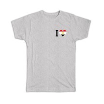 I Love Egypt : Gift T-Shirt Flag Heart Crest Country Egyptian Expat - £19.65 GBP