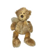 Gund Teddy Bear Plush Bow Stuffed Animal Multi Color Brown 43359 14&quot; - £21.17 GBP