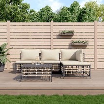  Garden Lounge Set Anthracite - $15,251.82 MXN
