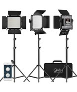 Gvm 3 Pack Led Video Lighting Kits With App Control, Bi-Color Variable 2... - £359.16 GBP