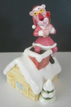 PINK PANTHER &quot;Happy Landings&quot; Ceramic Wind-Up Music Box 272/10,000 Royal Orleans - $54.95