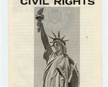 The FBI Guardian of Civil Rights Booklet 1964 J Edgar Hoover  - £37.68 GBP