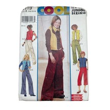 New Look Sewing Pattern 6119 Pants Vest Teen Girls Size 3/4-13/14 - $8.99