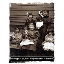 Billy Got a Gun and More - Vintage Odd Canvas Print - 8&quot; x 10&quot; - £9.01 GBP