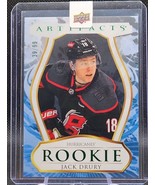 2023-24 Upper Deck Artifacts Jack Drury RC #206 Emerald /99 Carolina Hur... - $46.74