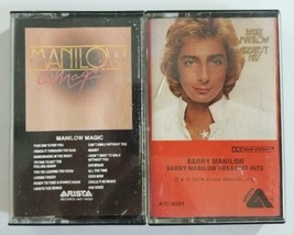Barry Manilow Greatest Hits - Manilow Magic Cassette Tape Bundle - £7.49 GBP