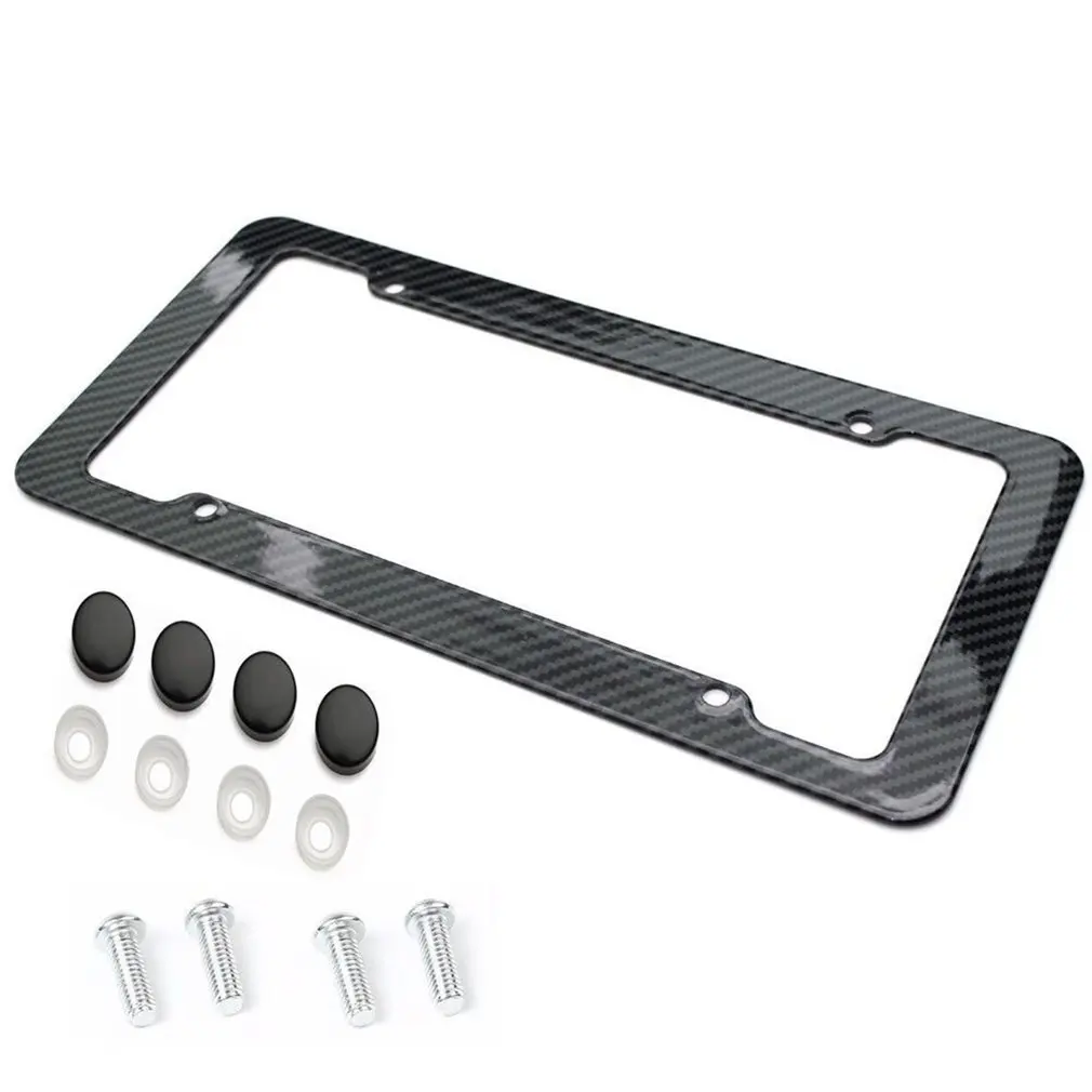 License Plate Fe 1/2Pcs   Plastic License Plate Fe cket With Standard Screw Kits - £58.54 GBP