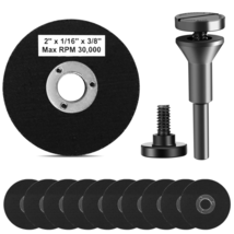 2 Inch Die Grinder Cut-Off Wheel and 3/8In Arbor Hole 1/4In Stem Mounting Mandre - £20.35 GBP