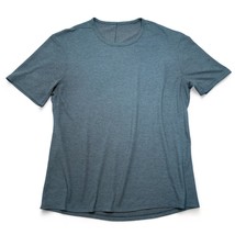 Lululemon Shift Stitch Shirt Mens XL Blue Short Sleeve Breathable Tencel Waffle - £23.17 GBP