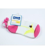 BUNDLES LADYBUG &amp; FLOWERS POM POM SOCKS NWT GIRLS CHILD KIDS SHOE SIZE 1... - $3.95