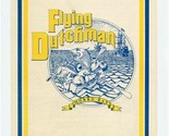 Flying Dutchman Menu Morro Bay California 1990&#39;s - $17.82