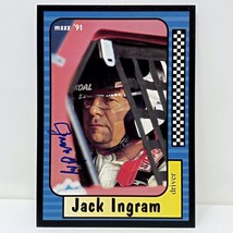 1991 Maxx #138 Jack Ingram SIGNED Autographed NASCAR Driver - £2.78 GBP