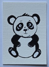 ListEbay said:  ACEO Original Art Cute Panda Bear Acrylic Painting - $7.02 CAD