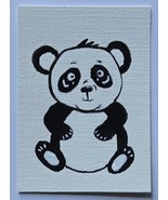 ListEbay said:  ACEO Original Art Cute Panda Bear Acrylic Painting - $7.01 CAD