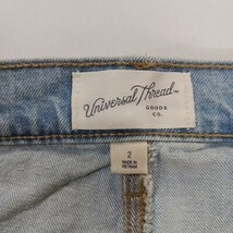 Universal Thread RN#17730 Women's Blue Front Slit Maxi Light Denim Skirt Size 2 image 4