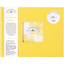 Doodlebug Storybook D-Ring Album 8&quot;X8&quot;-Bumblebee - £60.70 GBP