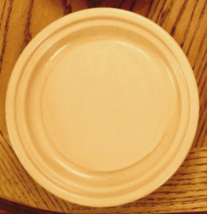 Pfaltzgraff Terrace Buttercream Round Butter Base Plate Stoneware Potter... - $14.81