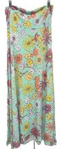 NEW LuLaRoe Large Mint Yellow Mauve Peach White Floral Slinky Maxi Skirt... - £37.39 GBP