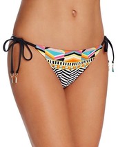  NEW Trina Turk Brasilia Tie Sides Hipster Bikini Bottom size 8 Multicolor - £19.56 GBP