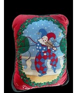 Vintage Twelve Days of Christmas Pillow 10 Fiddlers Fiddling Fabric 9x7&quot; - $743.14 MXN