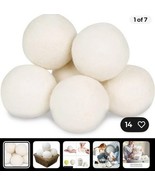 100% Wool Dryer Balls By Smart Sheep 6 Pack Premium Reusable Natural Fab... - €23,74 EUR