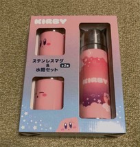 Kirby of the stars Stainless Mug Water Bottle 2 Set Pink Kawaii prize goods - £74.42 GBP