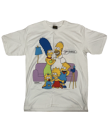 1989 The Simpsons Say Cheese T Shirt Size L Vintage Double Sided GREAT - £69.99 GBP